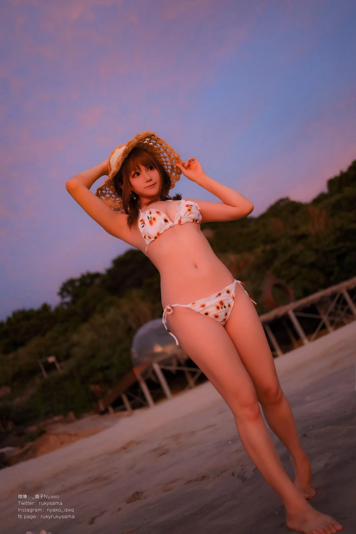 Nyako喵子 – NO.57 向日葵比基尼 [66P]插图7
